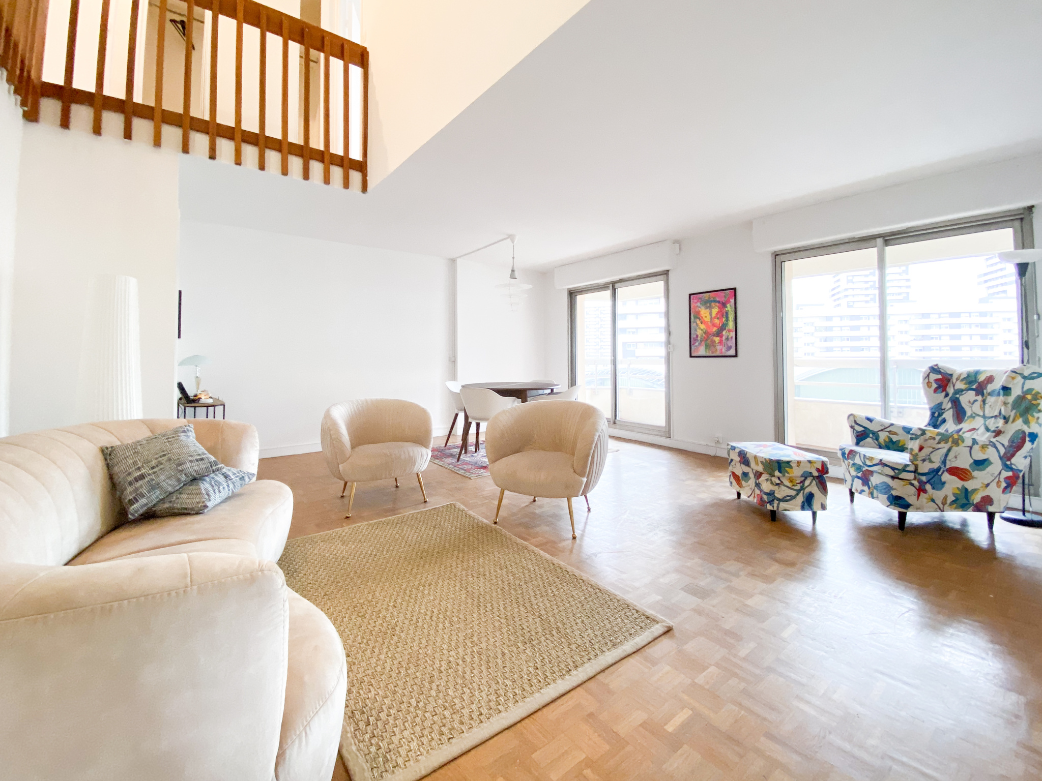 Paris 19e - 96m² - 4p. - 2ch.